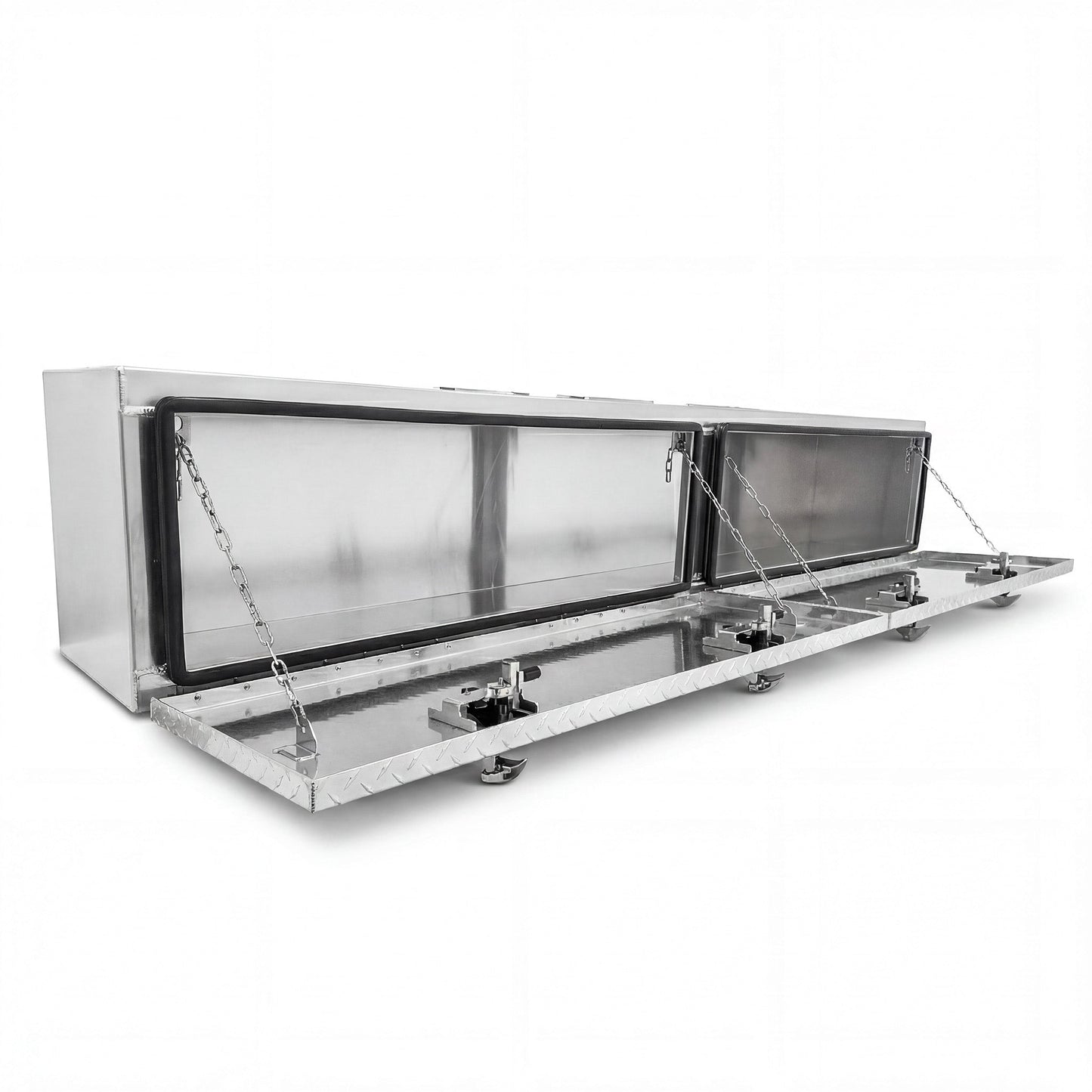 TUFF TRUCK 18"X16"X96" DIAMOND TREAD ALUMINUM TOPSIDER TRUCK BOX REPLACES BUYERS 1701568